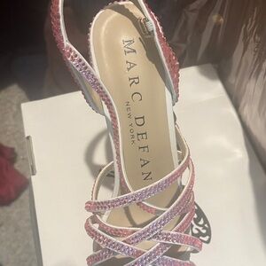 Pink Crystal Marc Defang Heels